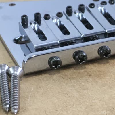 Fender Modern American Gotoh? MIJ 6 Saddle Guitar Bridge Genuine Tele NOS Relic image 4