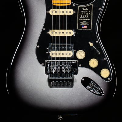 Fender Ultra Luxe Stratocaster Floyd Rose HSS, Maple Fingerboard, Silverburst (347) image 3