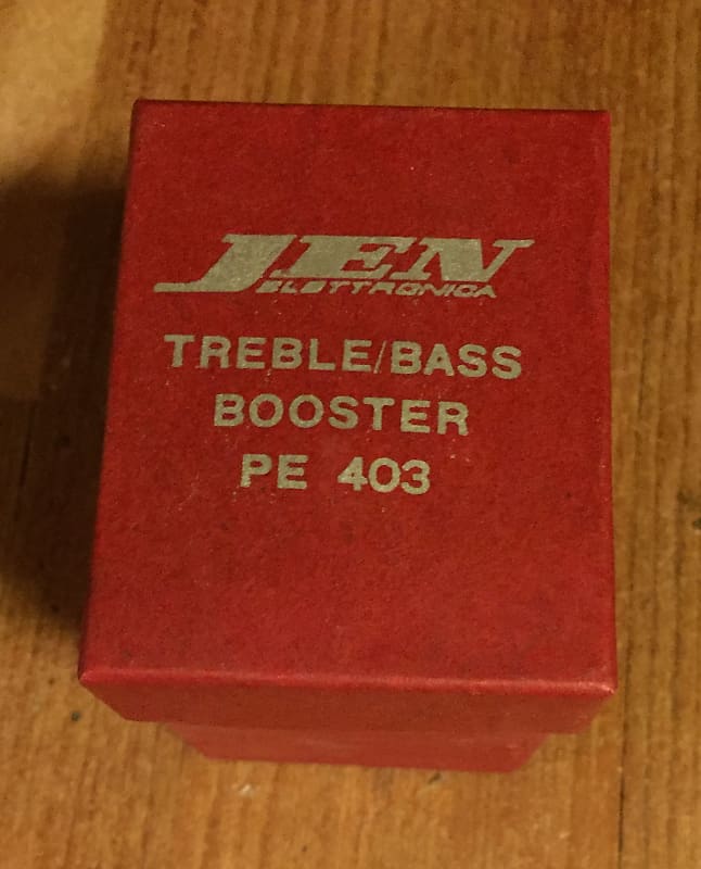 Jen Treble Bass Booster PE403 1968 with Original Cart and box