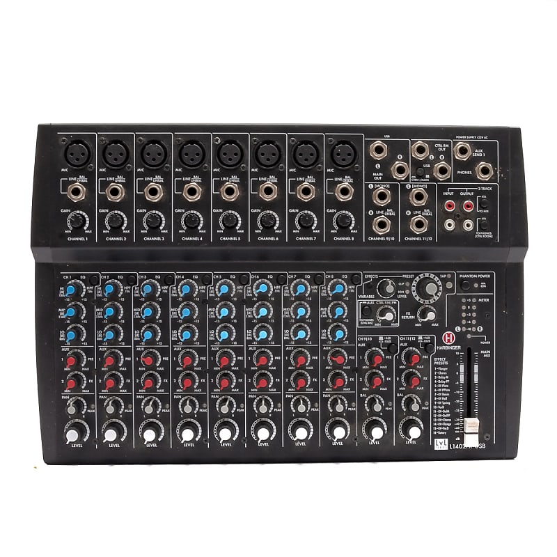 New Harbinger Mixer LVL Series LX8 2022 - Black