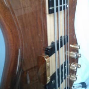 Carvin XB75 5-string bass extended-scale 2001 Walnut & Maple image 8