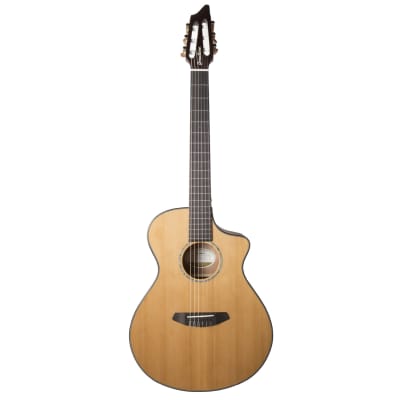 Breedlove Pursuit Nylon CE Red Cedar/Mahogany Concert with Built-in Electronics Natural 2018