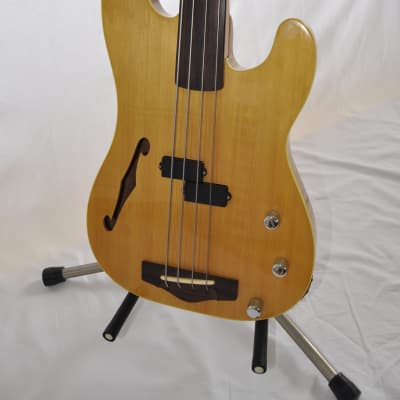 Fender PBAC-100 FL Electric-Acoustic Fretless Precision Bass MIJ | Reverb