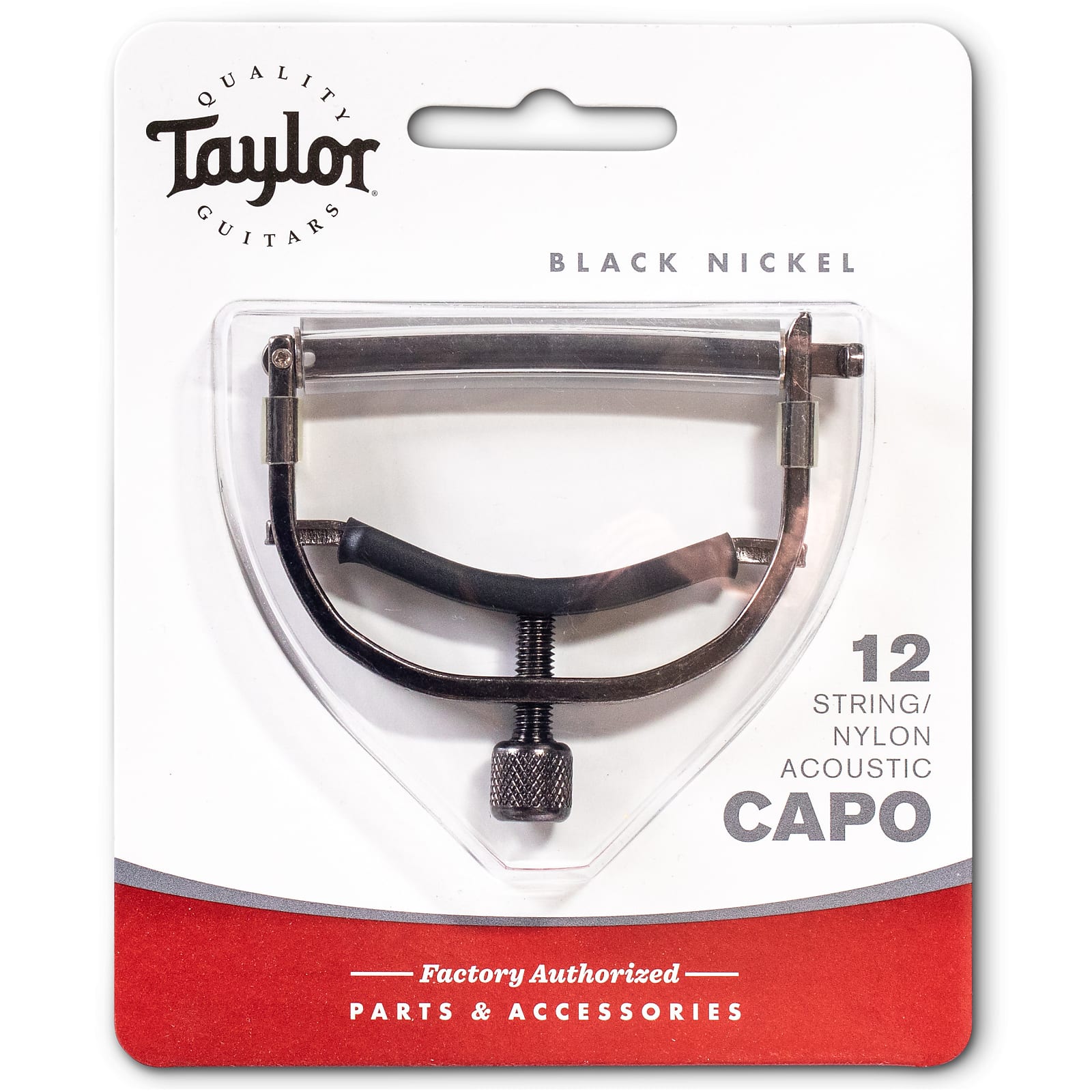 Taylor Capo, 12-String/Nylon, Black Nickel