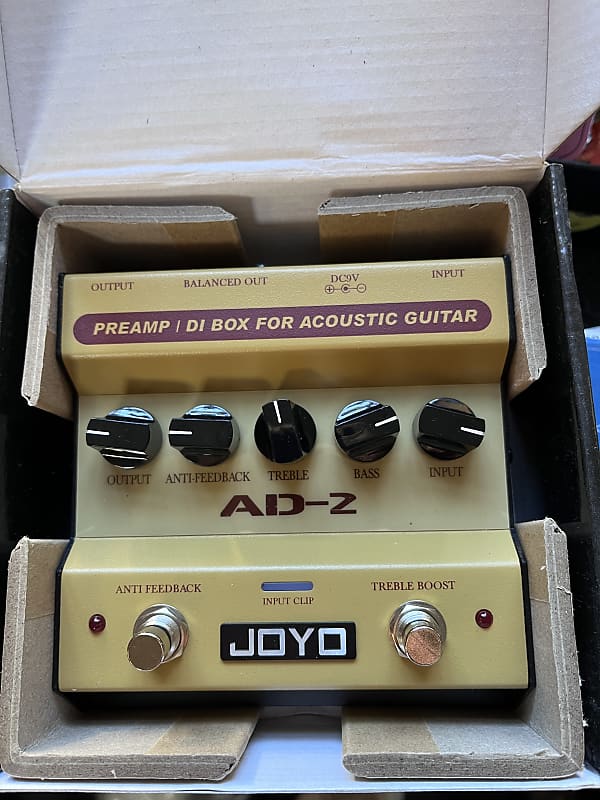 JOYO Ad2 Acoustic Guitar Preamp And Di Box Reverb UK