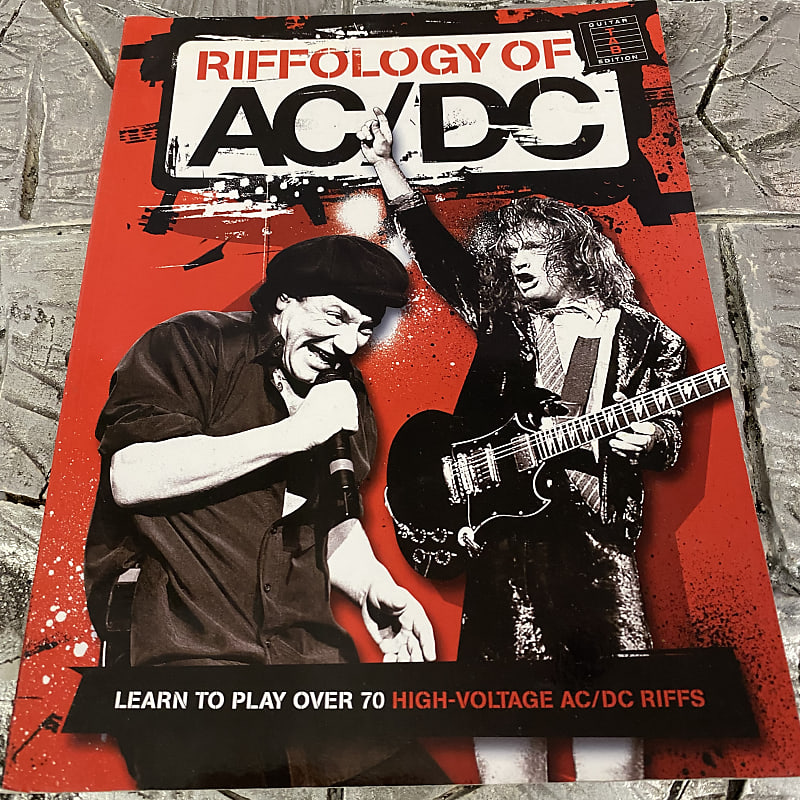 AC DC Riffology Tablature Guitar Tab ACDC Songbook Classic | Reverb