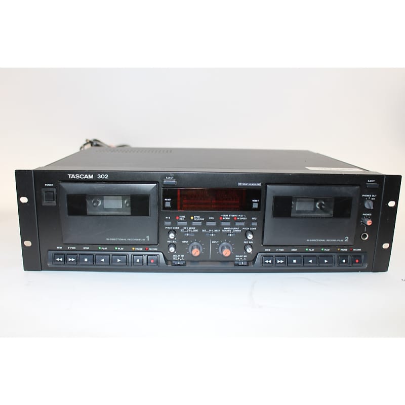 Vintage Tascam 302 Professional BiDirectional Cassette Deck Reverb