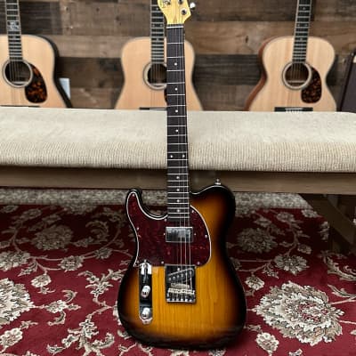 G&L Tribute Series ASAT Classic Bluesboy Lefty Tobacco Sunburst Electric Guitar image 3