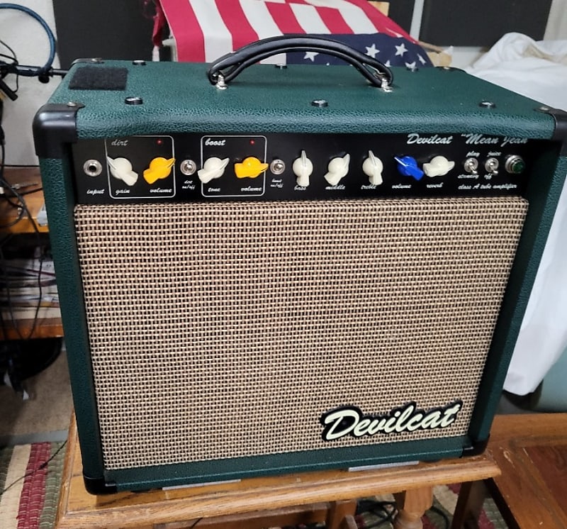 Devilcat Mean Jean Tube Guitar Amplifier 15W Class A, Self Biasing any 6L6, 6V6, EL34 image 1