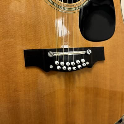 Crown K-T300 12 String Guitar MIJ W/ Case image 5