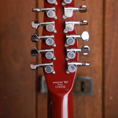 Danelectro '59X12 12-String Blood Red Electric Guitar image 9