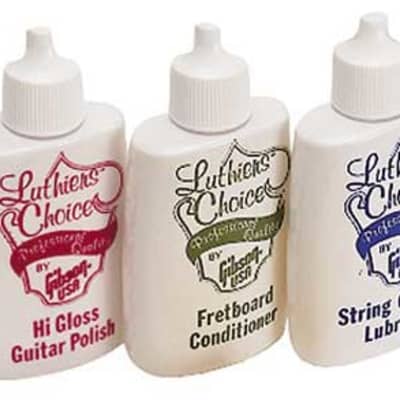 Gibson Luthiers Triple Juice Guitar Care Polish Kit for sale