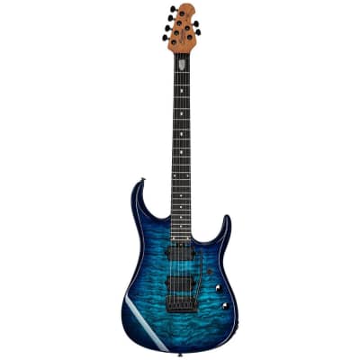 Sterling by Music Man JP150D Quilted Maple - Cerulean Paradise image 2