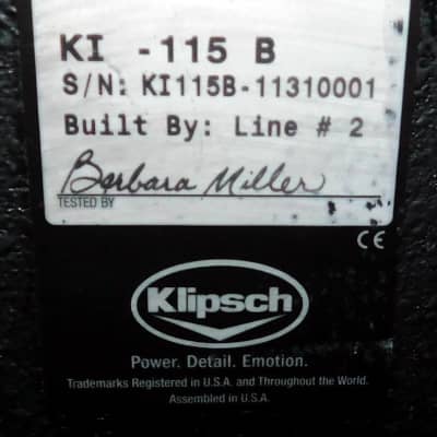 Klipsch KI-115 single 15" subwoofer image 6