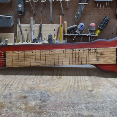 Left Handed - 8-String - Cherry Red Burst - Lap Steel Guitar - Satin Relic Finish - USA Made - C13th Tuning image 3