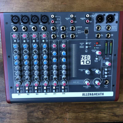 Allen & Heath ZED-10 10-Channel Mixer