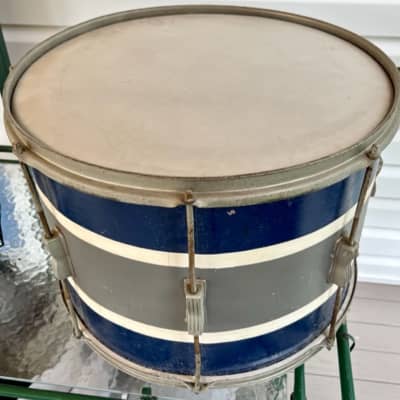 Ludwig Vintage 60's 70's Ludwig 17” Marching Field Drum PROJECT Nickel Hardware image 2