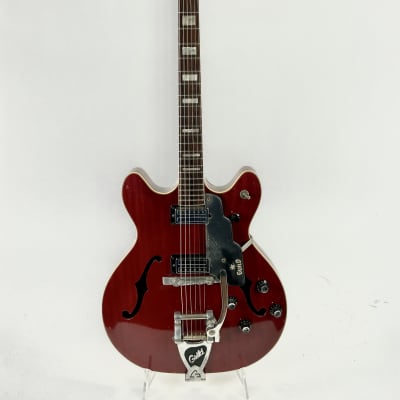 1967 Guild Starfire V Cherry Bigsby Headstock Repair for sale
