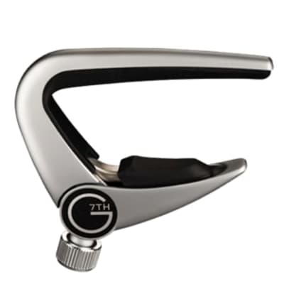 G7th Newport Steel String Guitar Capo - Silver for sale
