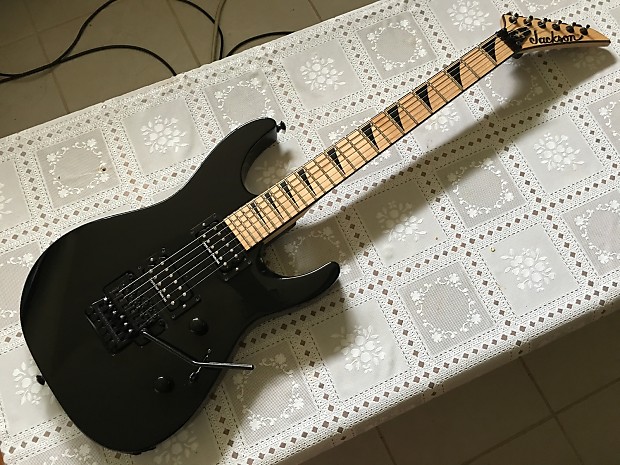 Jackson DK2M Electric Guitar, Gloss Black, Japan made, w Upgrades