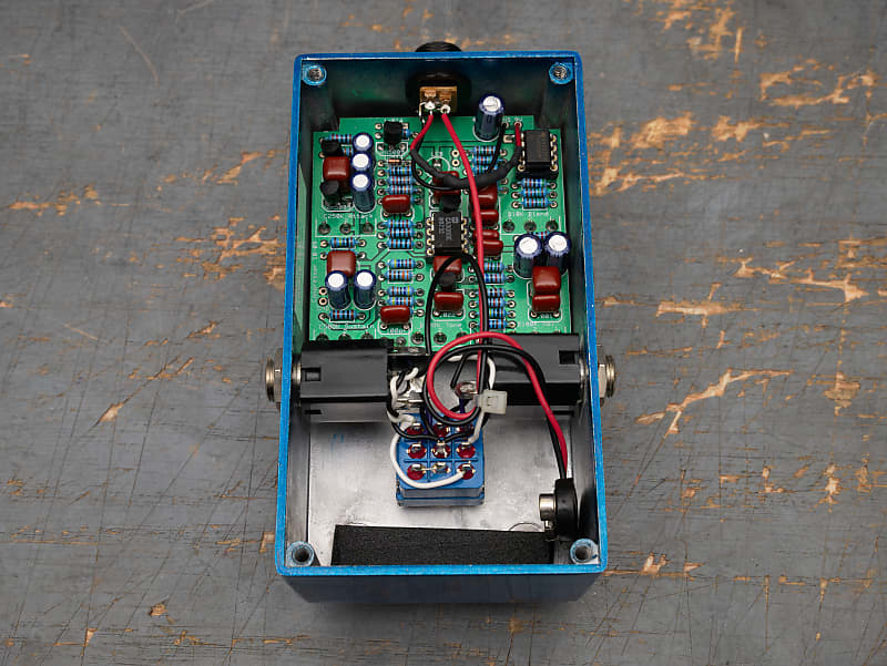Wampler Ego Compressor Early V1 2010 Blue Free Shipping | Reverb