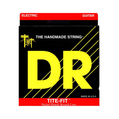 DR Strings Tite-Fit Nickel Plated Electric Guitar Strings: Medium To Heavy 10-52 image 1