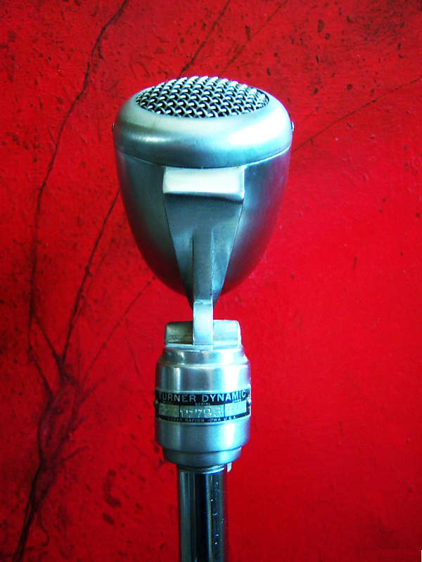 Vintage 1940's Turner 22D dynamic microphone w accessories
