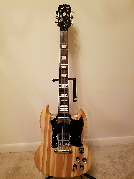Epiphone sg natural cheap