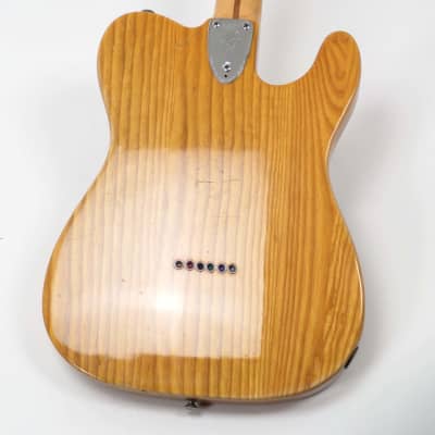 1976 Fender Telecaster Custom Natural Left Handed - Rare Lefty Tele - Original Case image 12