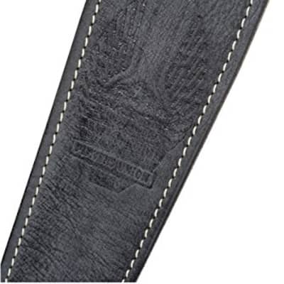Genuine Fender 2" Wide, Road Worn Adjustable Leather Guitar Strap - Black image 9