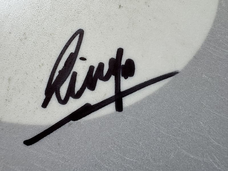 Ringo Starr's Stage Played and Signed  14" Remo Snare Drum Head. Authenticated! image 1