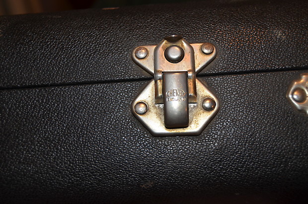vintage uk cheney case only 60's black | Reverb