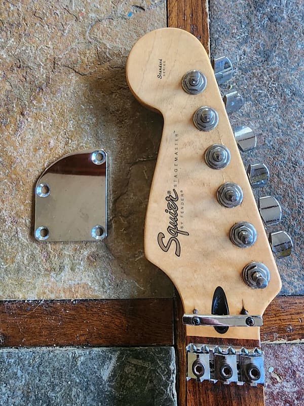 Fender Squier Showmaster strat neck reverse heasdstock 1999 - maple/rosewood image 1