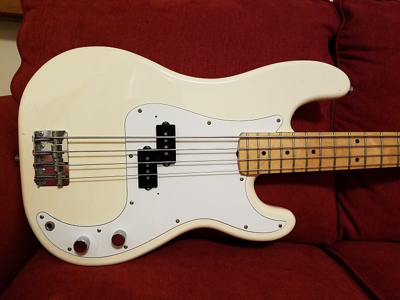 vintage 1985/1986 fender precision bass, original, E Series, japan ...