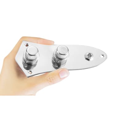 2 Upgraded Bass Control Plate Harness w/Concentric Knobs for Jazz Bass Guitars by 920D image 2