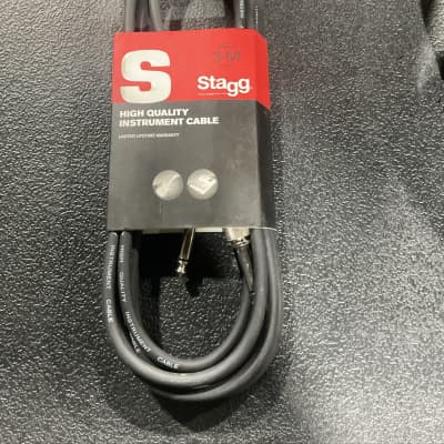 Stagg SGC3 10 Feet High Quality Instrument Cable Black for sale