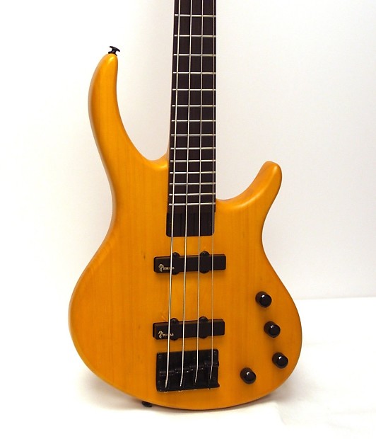 Tobias Toby Deluxe IV 4-String Electric Bass Guitar - Trans Amber