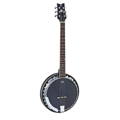 ORTEGA - OBJE3506-SBK - Banjo, 6 cordes, electro, noir for sale