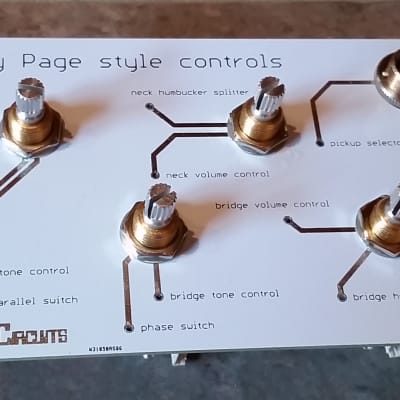 Big Leg circuits Semi-hollowbody Jimmy Page style wiring kit image 2