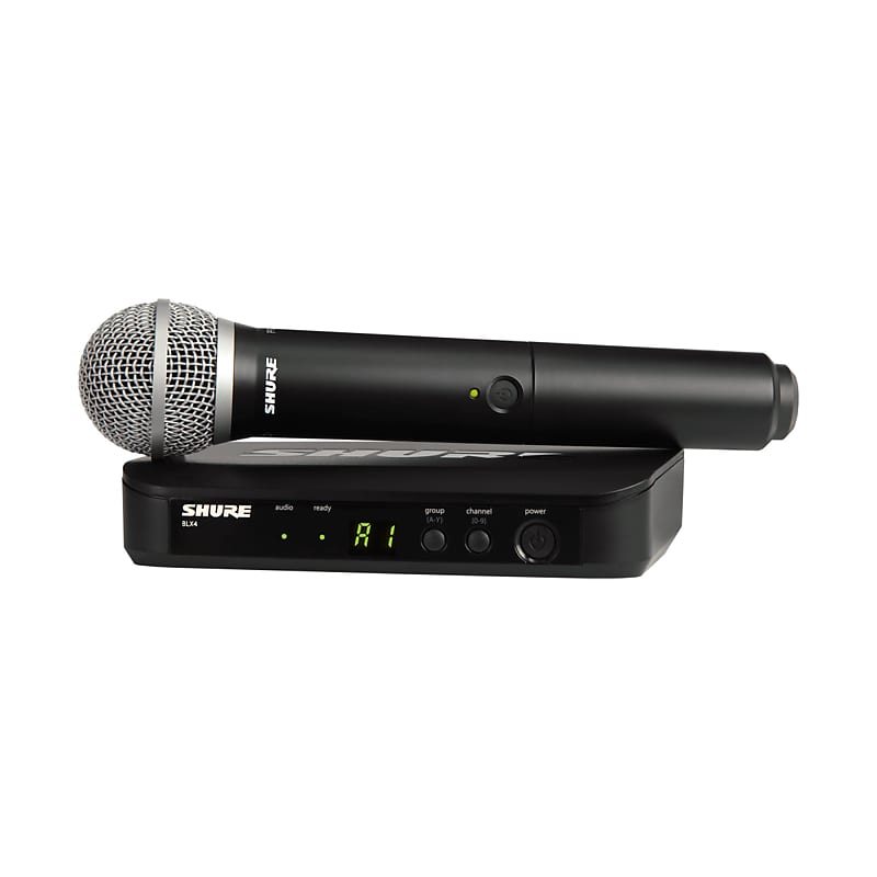 Shure BLX24 PG58 Wireless Handheld Vocal System Microphone H9