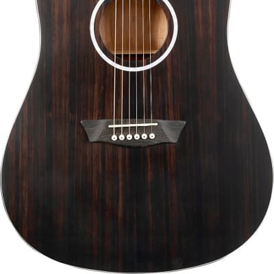 Washburn Deep Forest Ebony D Dreadnought Acoustic Guitar image 2
