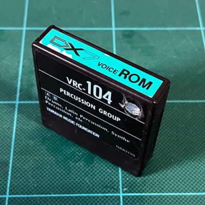 YAMAHA DX7 VOICE ROM VRC-104 PERCUSSION GROUP