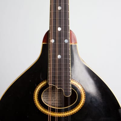 Gibson  A-4 Carved Top Mandolin (1913), ser. #22319, original black hard shell case. image 8