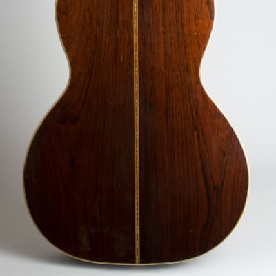 Stahl Artist Special Style 9 Flat Top Acoustic Guitar, made by Larson Brothers,  c. 1925, ser. #31884, black tolex hard shell case. image 4