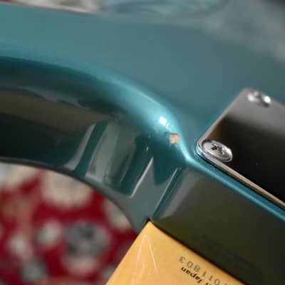 2002 Fender Japan JM66 Jazzmaster Ocean Turquoise Metallic, CIJ, Limited, Offset image 12