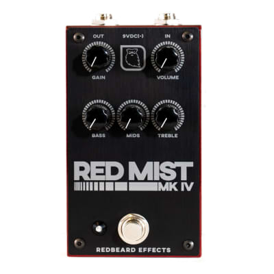 Reverb.com listing, price, conditions, and images for redbeard-effects-red-mist-mkiv