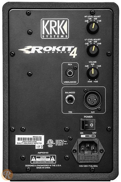 KRK RP-4 Rokit G3 2-Way 4" Active Studio Monitor (Single) image 6