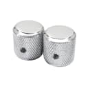 NEW Fender Pure Vintage '60s Telecaster Knurled Knobs - Chrome - Pack of Two