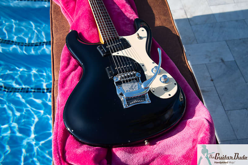 1976 Mosrite of California (Made in the USA) 1965 "The Ventures" w Moseley Tremelo Reissue - w Original Hard Case - Pro Set Up with Perfect Frets, Action & Intonation! image 1