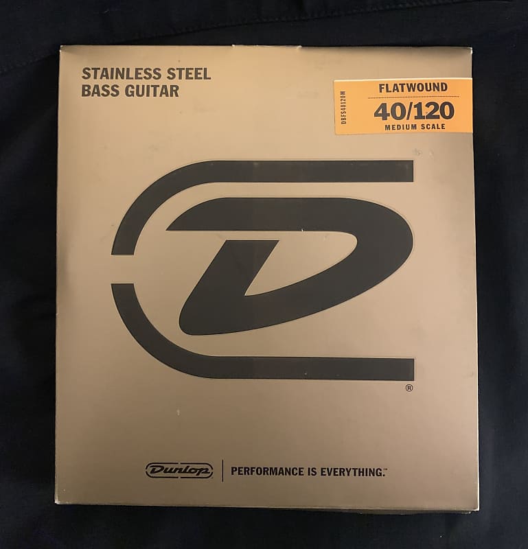 Dunlop Flatwound Medium Scale 5 string set Reverb